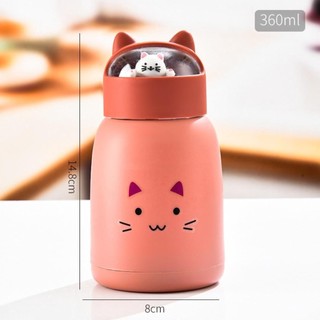 Bình nước thủy tinh hình thú kute 330ml