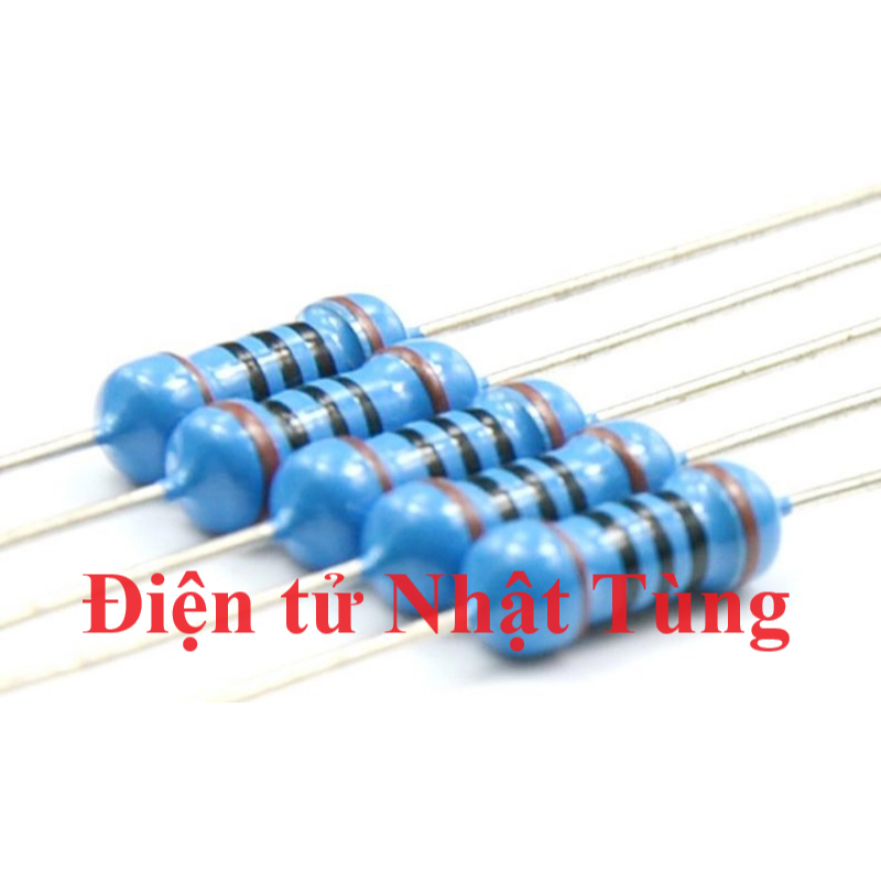 Điện trở 1/4W +-5% 5 vòng màu, các giá trị 1K 1K2 1K5 2K2 2K7 3K 3K3 3K9 4K7 5K1 5K6 6K2 6K8 8K2 9K1