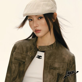 (Có sẵn) AOE STUDIO - Mũ nồi Beret Y2K cao cấp chất nón kaki kẻ sọc trắng kem vành tròn phong cách Hàn Quốc dành cho nữ