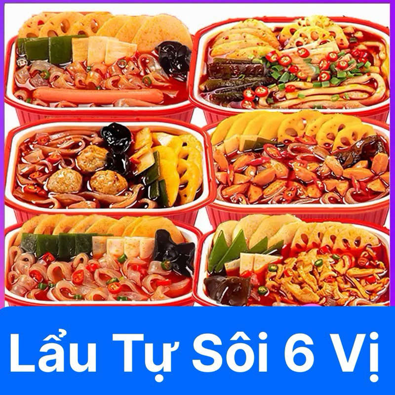 Lẩu Tự Sôi Full Topping ( nhiều mã lựa chọn )