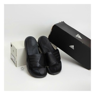 [ CHÍNH HÃNG ] DÉP ADIDAS ALPHABOUNCE BLACK/ BLACK WHITE