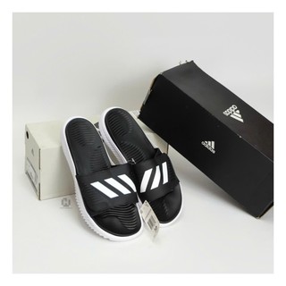 [ CHÍNH HÃNG ] DÉP ADIDAS ALPHABOUNCE BLACK/ BLACK WHITE