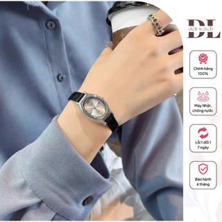 Đồng hồ Nữ Dây Da Mặt Oval Đồng Hồ Đeo Tay Nữ Dây Da Mềm 2024 Chống Nước Tốt - Gedi Ero G46