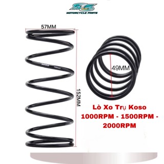 Lò Xo Trụ KOSO Nồi Sau Dành Cho Xe Tay Ga Vario -Click -AB125-150 Thông Số 1000 -1500 -2000RPM