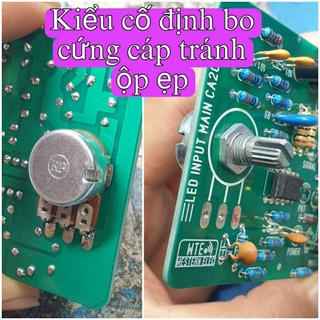Mạch đèn báo mặt trước main CA20 có nâng tiếng đầu vào input 2 kênh