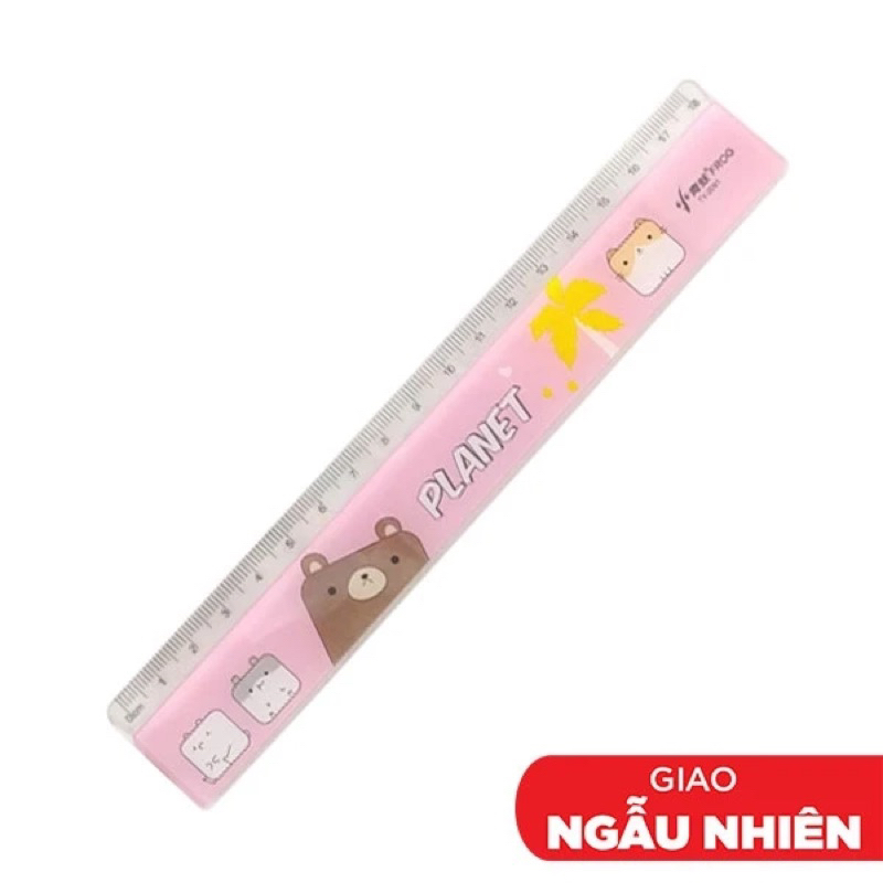 COMBO 5 CÂY THƯỚC CÂY HÌNH 15-18-20CM