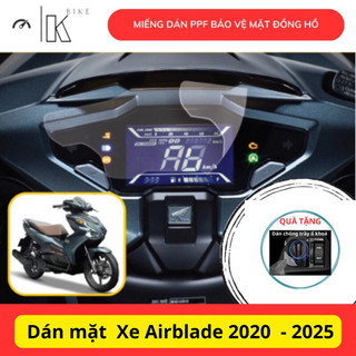 Dán xe ab 2020 - 2026. Miếng dán PPF bảo vệ mặt đồng hồ xe  honda Airblade 2020-2026. bảo vệ xe air blade 125 -150- 160. 