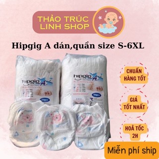 COMBO 50 - 100 Miếng Bỉm TRẦN DÁN/ Quần  HIPGIG A/NANO  Đủ Size S/M/L/XL/2XL/3XL