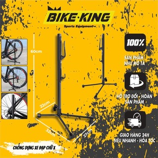 Kệ Dựng / Giá Đỡ Xe Đạp 2 Móc Bọc Nhựa - Bảo Vệ Khung Xe, Phù Hợp Mọi Loại Xe Đạp, Tiện Lợi Bảo Trì và Trưng Bày KD-04
