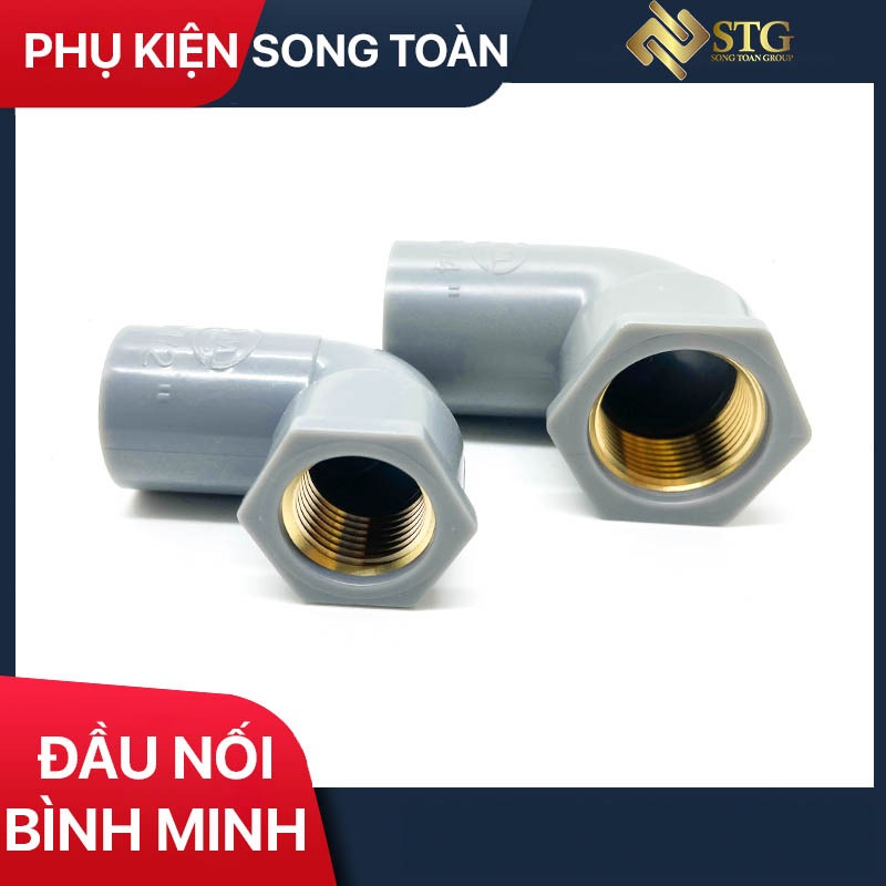 Co Bình Minh, Co Nhựa Ren Trong Đồng Thau Phi 21 27 Nhựa Bình Minh