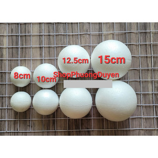 Quả xốp tròn 7cm/8cm/10cm/12.5cm/15cm/20cm/30cm
