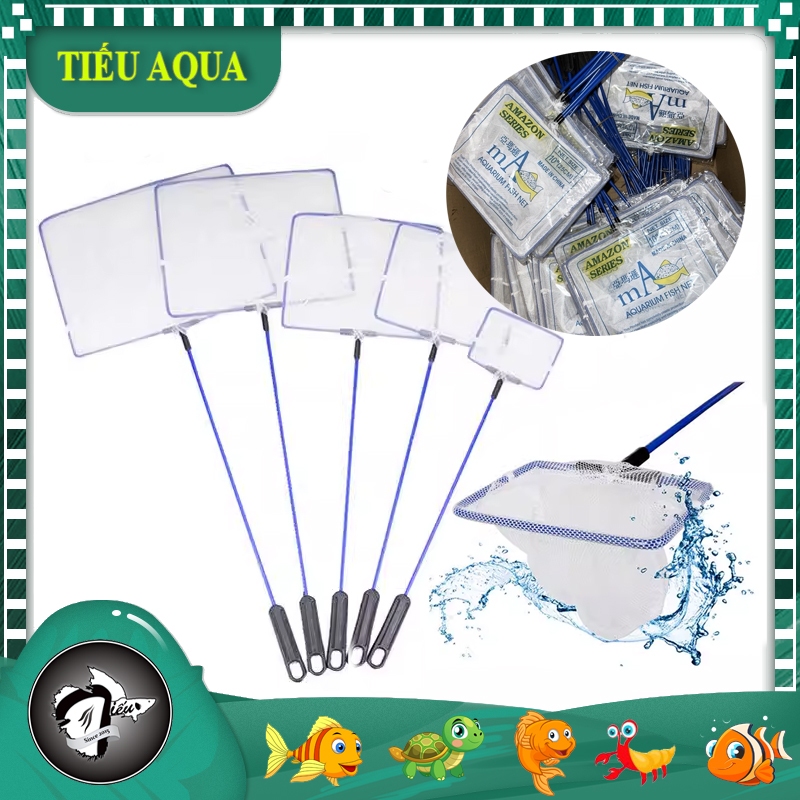 Vợt Lưới Amazon chuyên dụng cho hồ cá cảnh, hồ thủy sinh