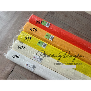 GIẤY NHÚN Ý LÀM HOA 140GR TÔNG VÀNG