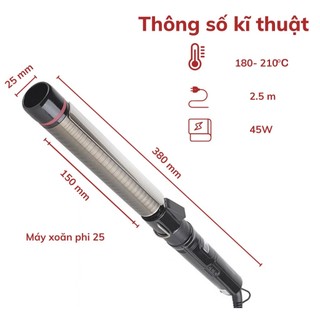 Máy uốn tóc viền hồng - TASHL12