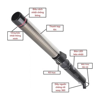 Máy uốn tóc viền hồng - TASHL12