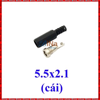 Jack DC 5.5x2.1 , 5.5x2.5, jack nguồn DC (đực/cái tự chọn)