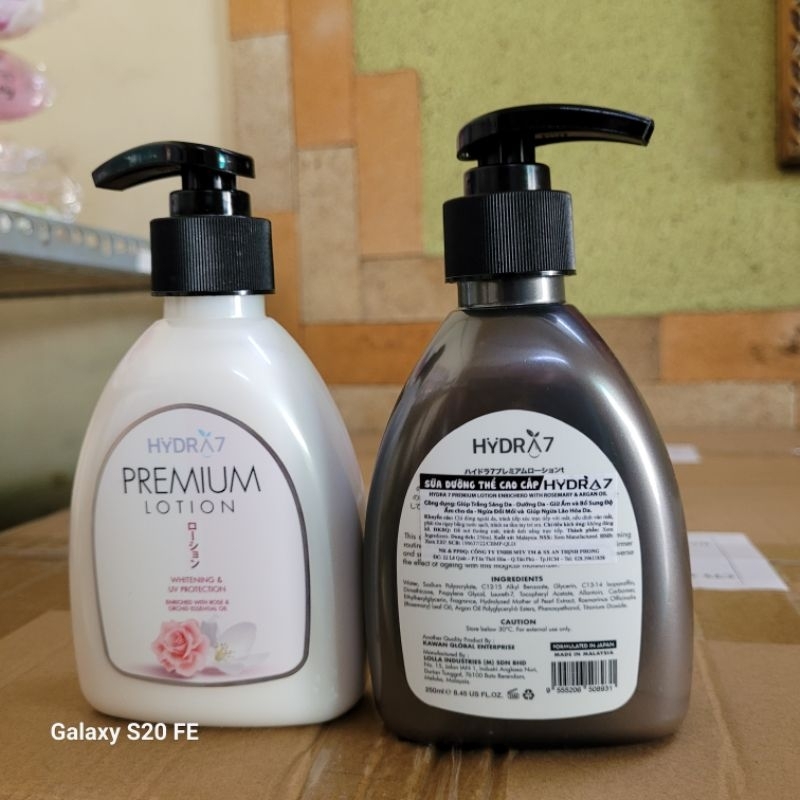 sữa dưỡng thể HYDRA7 LOTION WHITENING UV PROTECTION