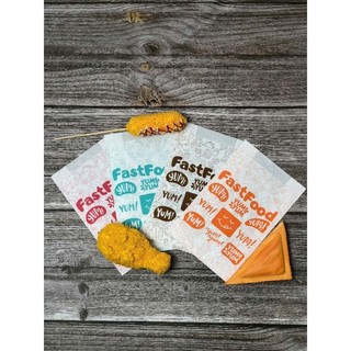 Túi fastfood thức ăn vặt, túi hotdog, hamburger, gà rán, khoai tây chiên (100 cái)