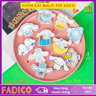 Sỉ Ghim cài balo,sticker cài balo túi ví,trâm cài cài túi xách balo hình CINAMOROLL dễ thương,KT 3-5cmFADICO