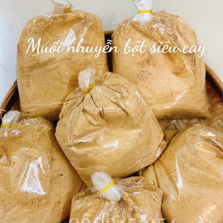 Bịch 500g Muối Nhuyễn Bột Mịn Siêu Cay Tây Ninh / Muối Sặc Tây Ninh