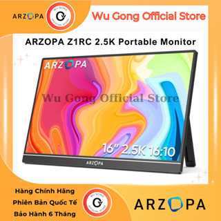 ARZOPA 2.5K - Màn Hình Di Động Arzopa 16 Inch Tấm Nền IPS 2.5K 100% sRGB. Arzopa Portable Monitor 2024. ARZOPA Z1RC 2.5K