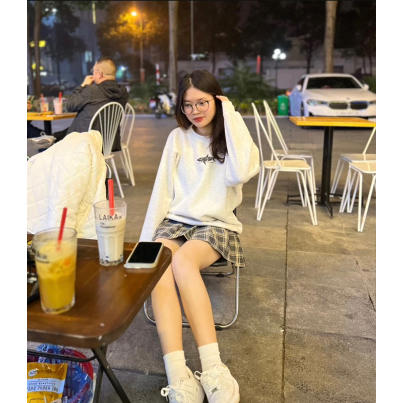 Áo Sweater Shark Bufalo, Áo Nỉ Cao Cấp Nam Nữ Unisex Form Rộng Trẻ Trung Local Brand