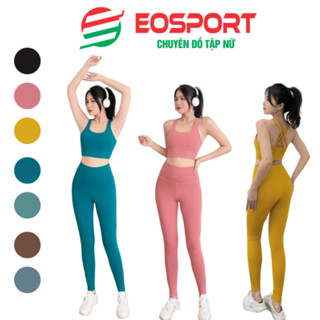 Đồ Tập Gym Nữ, Quần Áo Tập Gym Yoga Aerobic Nữ Dáng Đẹp Chất Thun Lạnh Hàng Xuất Dư Kèm Sẵn Mút( D28/D22)