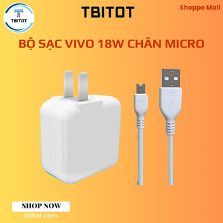 Bộ sạc nhanh  Vivo 18W, Bộ sạc vivo 18w chân sạc microo  -  TBITOT