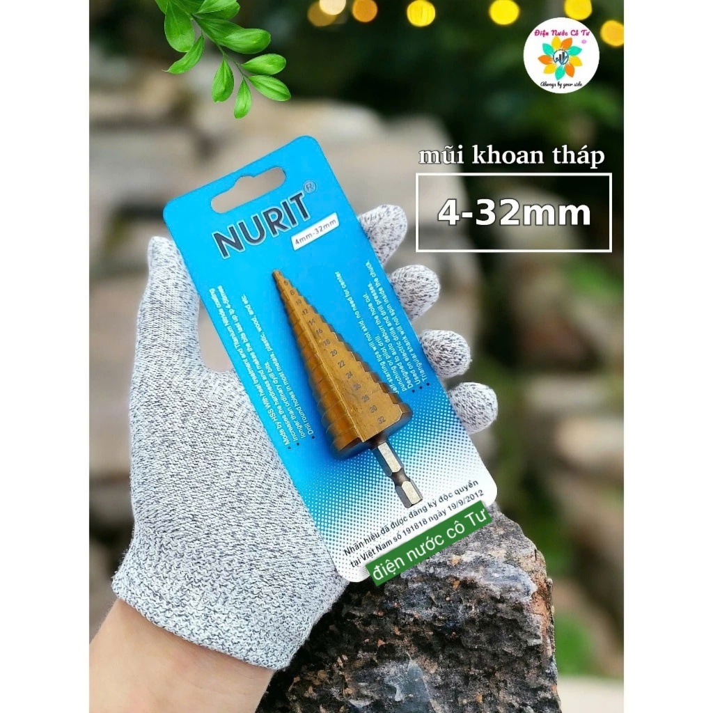 Mũi Khoan Tháp NUR 4-32mm - khoan đa năng trên mọi vật liệu