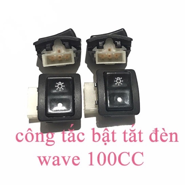 Công Tắc Tắt Đèn Wave 50/100cc Wave Rs 100, Wave Cá