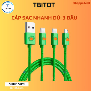 [Sỉ Lẻ] Dây cáp sạc 3 trong 1 thích hợp cho Ios Và Android- TBITOT