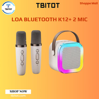 Loa bluetooth K12  TBITOT Không Dây mini Kèm 2 Micro, Thiết Kế Nhỏ Gọn Tiện Dụng, Có Thể Thay Đổi Giọng, Dễ Sử Dụng
