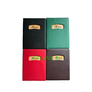 CUỐN BÌA MENU DA 20 LÁ A4 - 300 ( KT BÌA 23x32cm)