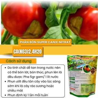 Phân bón Super Canxi Nitrat 500gr – Ca(NO3)2.4H2O (Nhập khẩu Haifa – Israel) (Vườn Sài Gòn - Vuon Sai Gon)