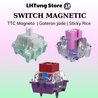 [SẴN] Công tắc từ tính bàn phím HE switch Magnetic | TTC KOM | Gateron Jade | Everglide Pink V2 | switch từ tính