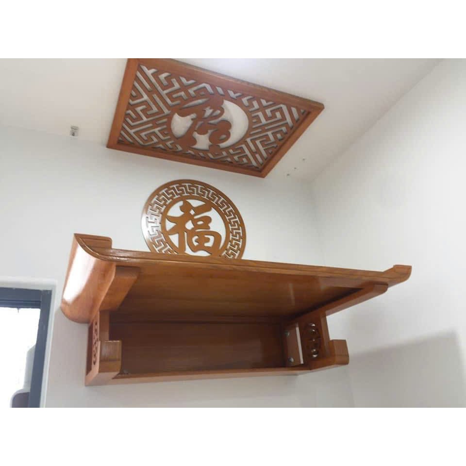 bàn thờ gỗ sồi nga 107cm