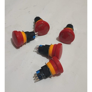 Nút nhấn khẩn cấp (emergency stop button), công tắc ngưng khẩn cấp
