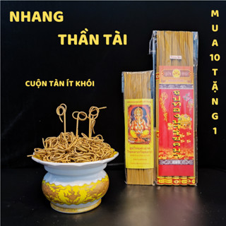 Hương Nhang Thần Tài Nhập Khẩu Chính Hãng Cuốn Tàn Tài Lộc túi 185 nén