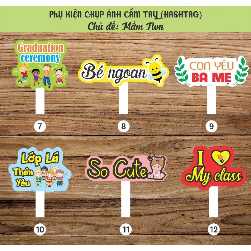 Hashtag mầm non, khai giảng