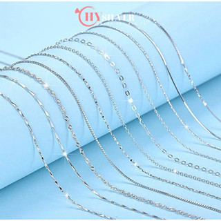  Các mẫu dây chuyền bạc nữ CHY SILVER dạng thuôn các mẫu bạc thật 