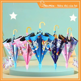 30 Mẫu Ô Dù Đi Nắng Che Mưa Nhiều Hình Công Chúa, Kuromi, Siêu Nhân, Elsa Cho Bé Trai Và Bé Gái