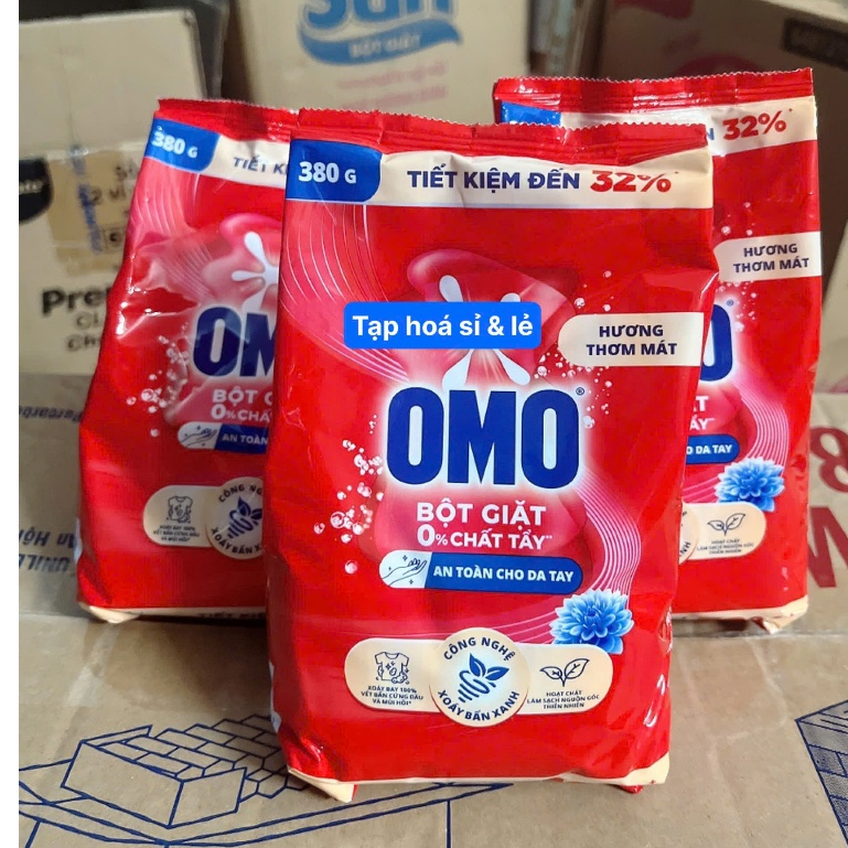 Bột giặt omo sạch cực nhanh 380g