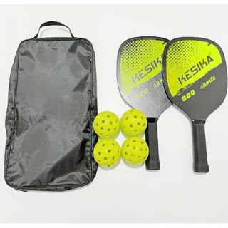 Bộ vợt Pickleball KESIKA - 2 vợt 4 bóng Pickleball kèm túi đựng