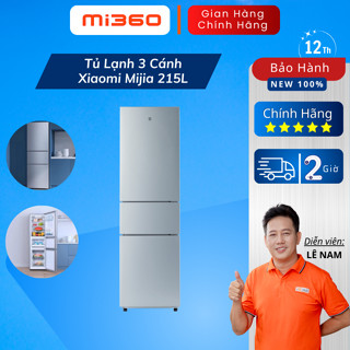 Tủ Lạnh 3 Cửa Xiaomi Mijia 215L - Có Ngăn Đông Mềm - Tiết Kiệm Điện