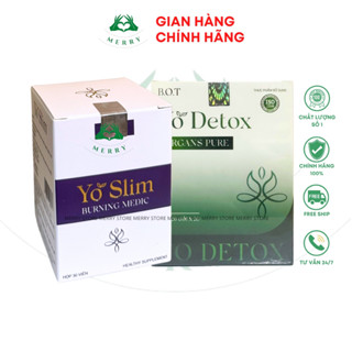 Giảm Cân YO SLIM, Yo Detox Thanh Lọc Chính Hãng MERRY STORE Yoslim Giúp Giảm Cân An Toàn 2-3 Kg Sau 15 Ngày Sử Dụng