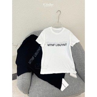 Coshe áo thun nữ, áo thun cổ tròn, áo phông MNTF vải cotton cao cấp form fit dành cho nữ