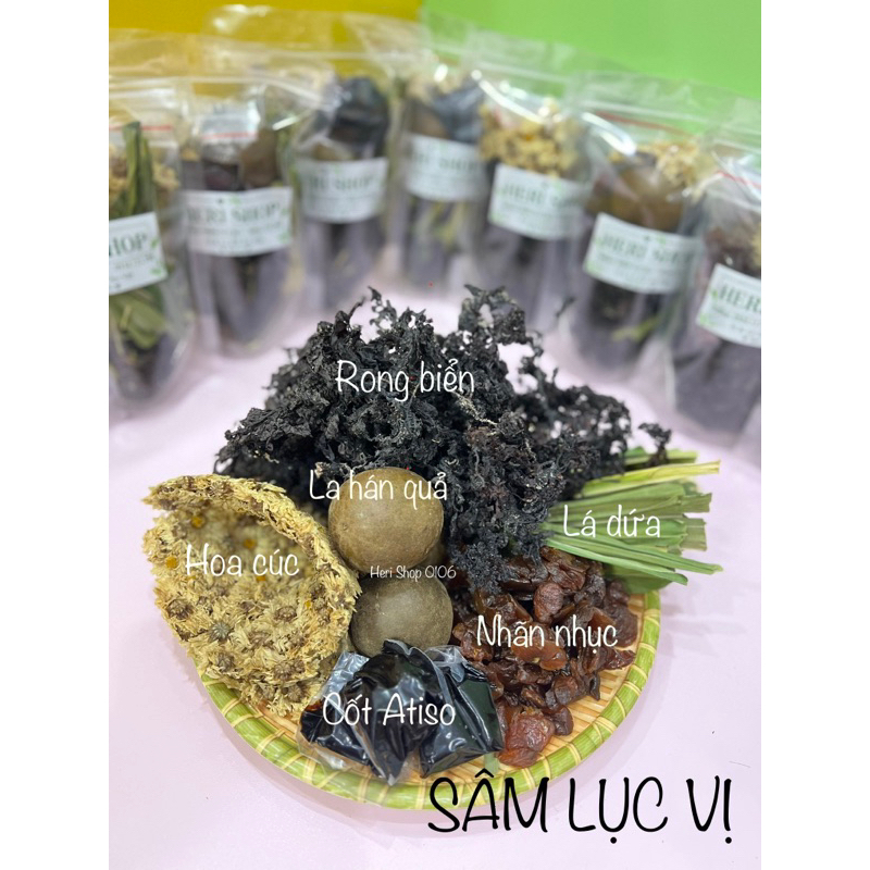 Combo 5 Set SÂM LỤC VỊ  - Heri Shop 0106