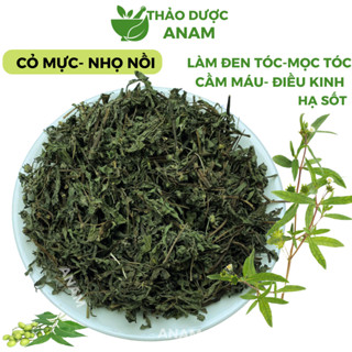 Cây Cỏ Mực Nhọ Nồi khô đã làm sạch thơm không vụn đen tóc tốt cho sức khỏe MUC Thảo Dược Anam