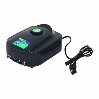 Máy Sủi Khí Oxy 4 Vòi Sobo 988 kèm 4m Dây, 4 Đá Sủi - Máy Sủi Khí Oxi Cho Hồ Cá, Bể Cá Cao Cấp