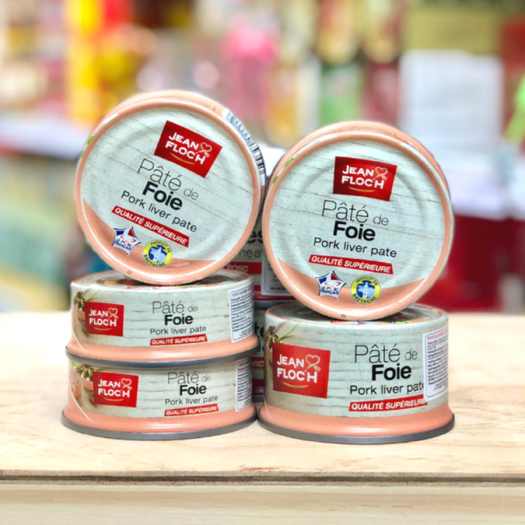 [COMBO 3 HỘP] Pate gan heo Foie Jean Floch [ hộp 78g] - Pháp